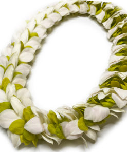 green-white-feather-leis